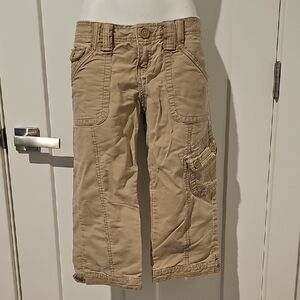 Aeropostale Y2k Tan Cargo Capris